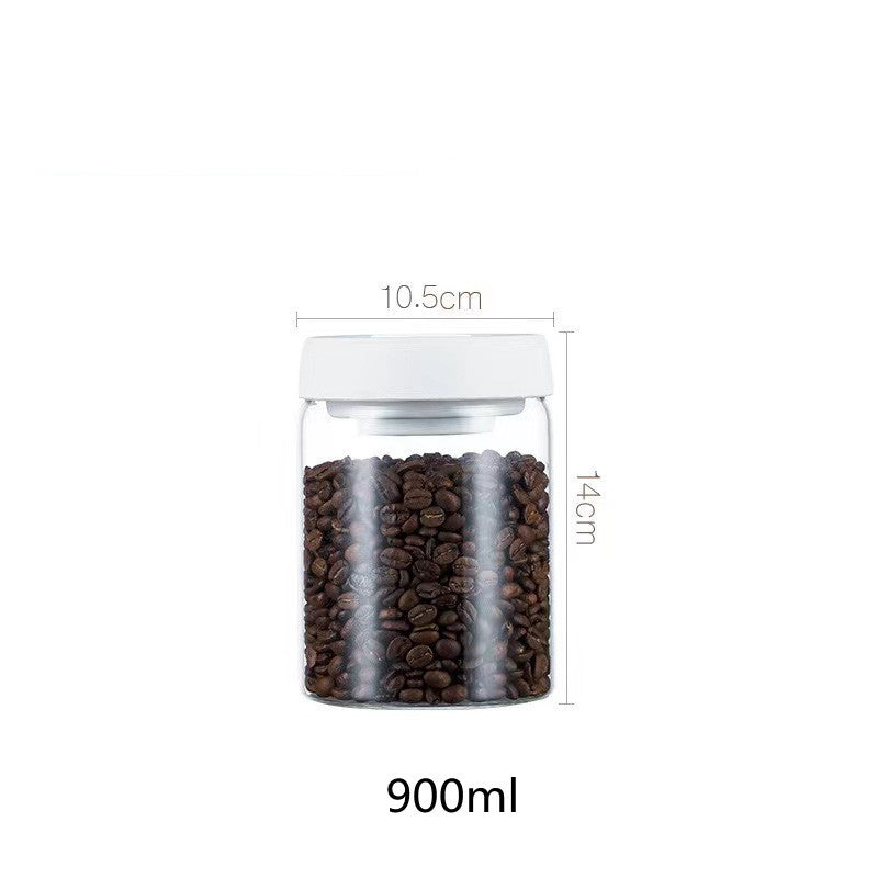 Home Kitchen Jar Coffee Bean Vacuum Crisper Kitchen Gadgets