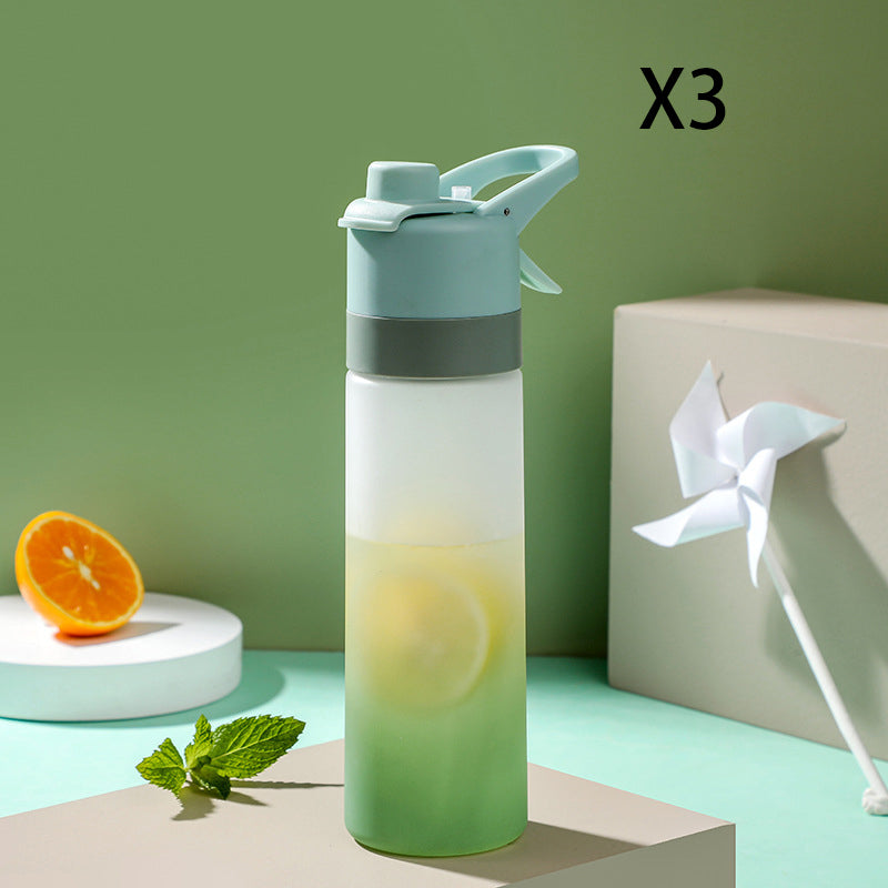 Water Bottle with spray function (multicolors)