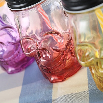 Skull drink glass