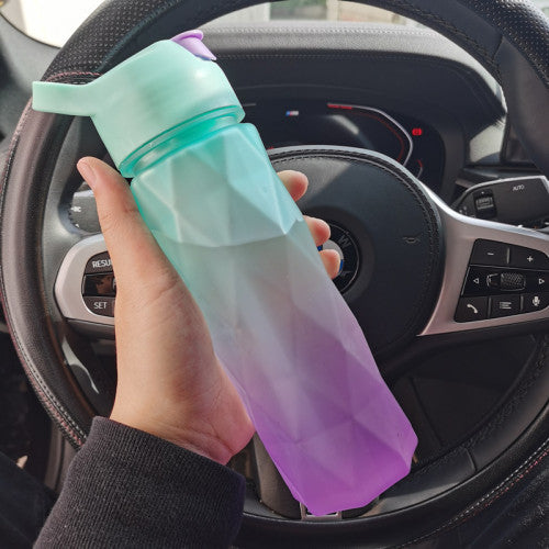 Water Bottle with spray function (multicolors)