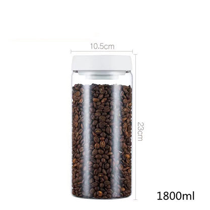 Home Kitchen Jar Coffee Bean Vacuum Crisper Kitchen Gadgets