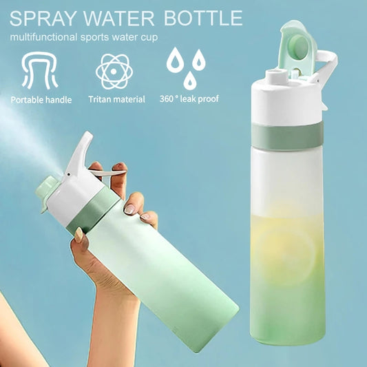 Water Bottle with spray function (multicolors)