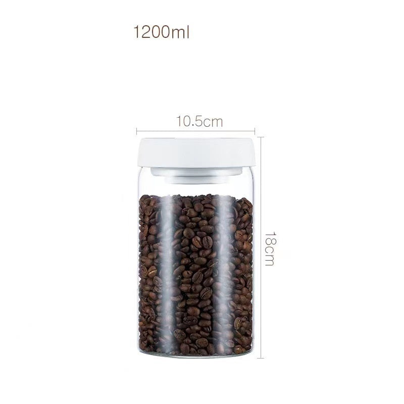 Home Kitchen Jar Coffee Bean Vacuum Crisper Kitchen Gadgets